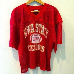 Iowa State Cyclones Mesh Football‎ Camp Jersey Size Large